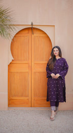 ZAFA LAWN EMB CO-ORD SET