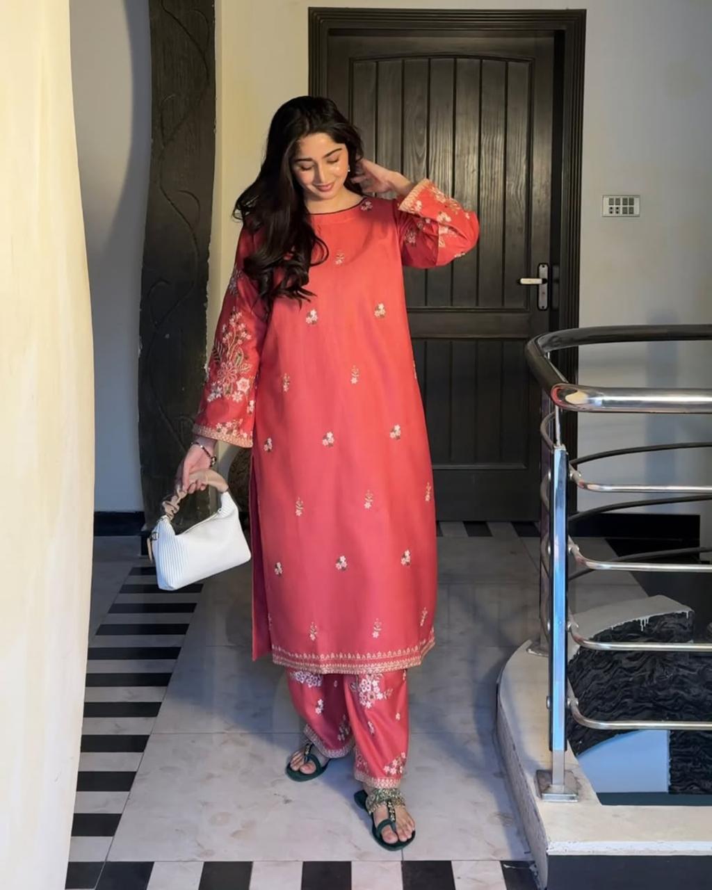 ASHNA COTTON LUXURY  CO-ORD SET