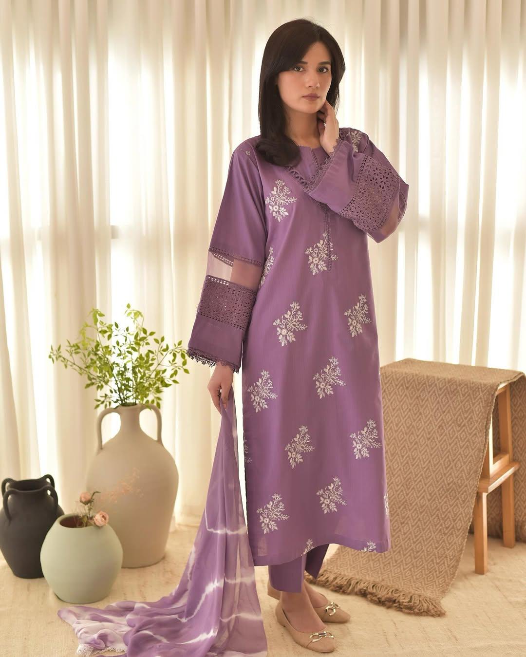 WINTER HORIYA PURPLE  3PC
