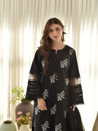 HORIYA LAWN BLACK 3PC