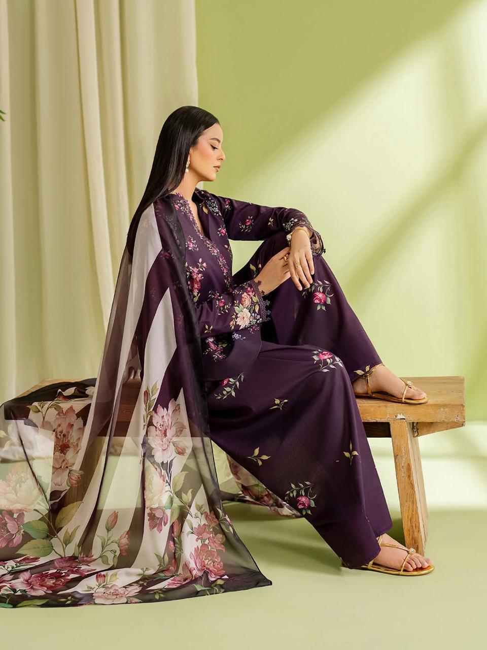 JAHAN DIGITAL 3PC ( FARSHI SHALWAR )