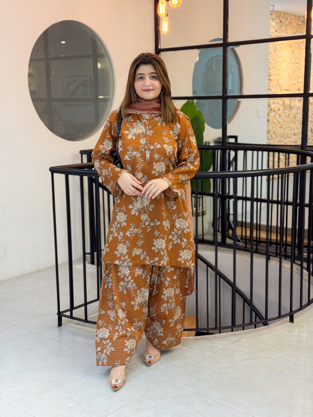 MEENA DIGITAL 3PC ( FARSHI SHALWAR )